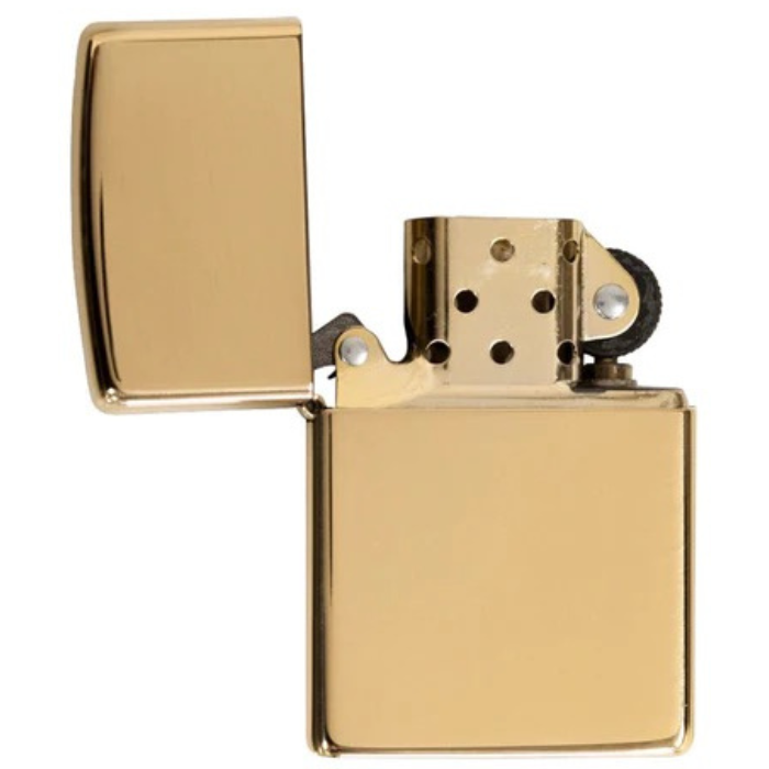 Zippo 169 High Polished Brass Armor Heavy Wall Lighter