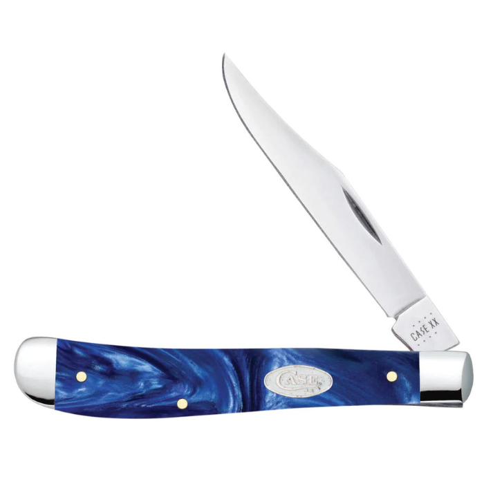 Case SparXX Blue Pearl Kirinite Smooth Slimline Trapper (101048 SS)