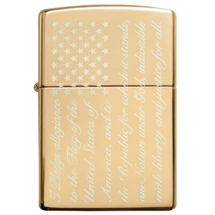 Zippo 49585 Pledge Of Allegiance Lighter