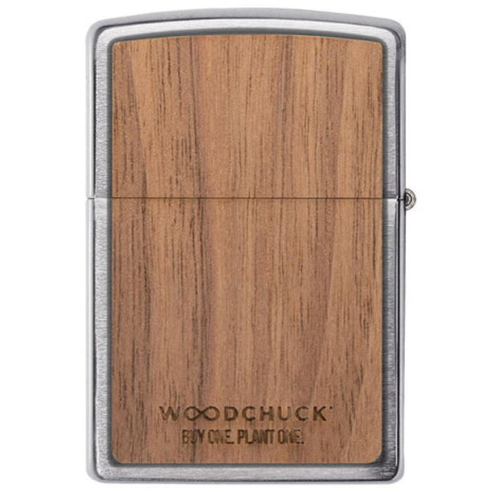 Zippo 49708 Woodchuck Walnut Leaves Lighter