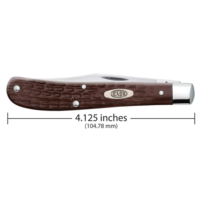 Case Brown Synthetic Standard Jig Slimline Trapper