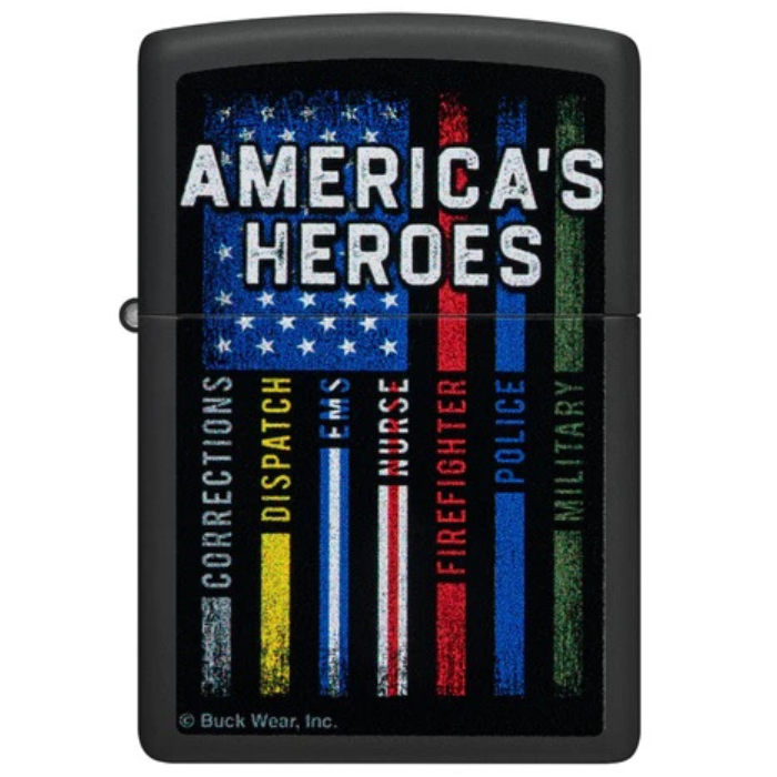 Zippo 48634 Buck Wear American Heroes Lighter