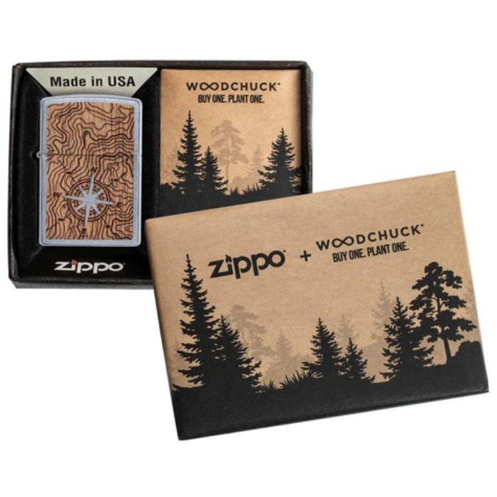 Zippo 49055 Woodchuck Compass Lighter