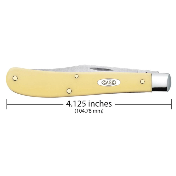 Case Yellow Synthetic Smooth Slimline Trapper