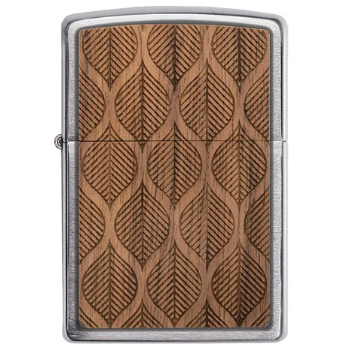 Zippo 49708 Woodchuck Walnut Leaves Lighter