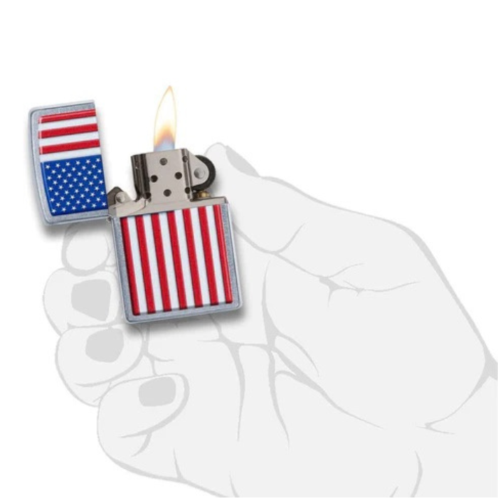 Zippo 29722 Patriotic Outdoor Blister Lighter