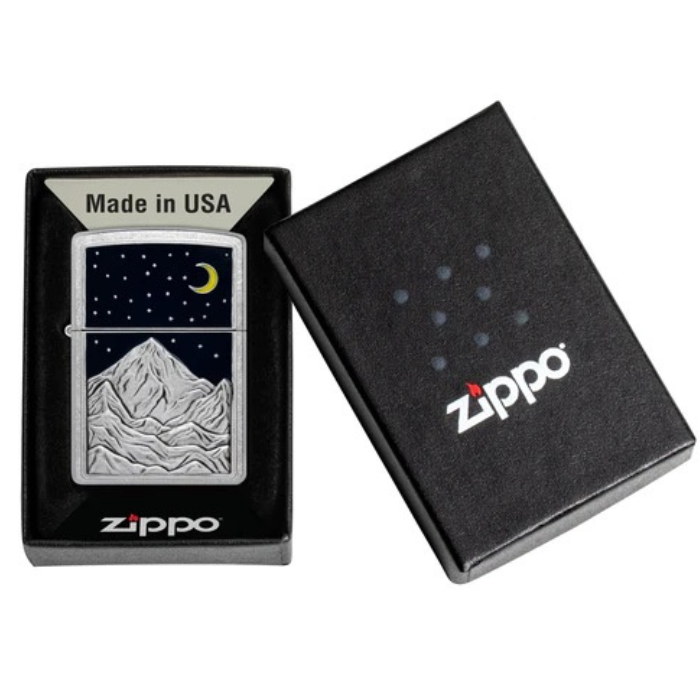 Zippo 48632 Mountains Emblem Lighter