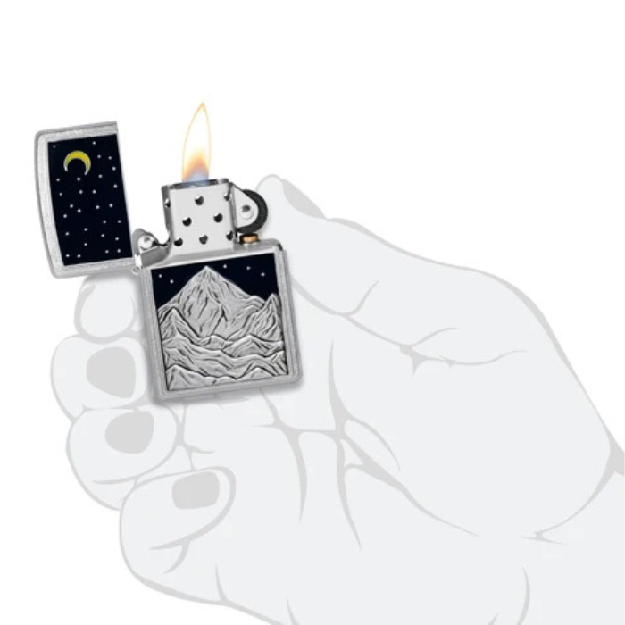 Zippo 48632 Mountains Emblem Lighter