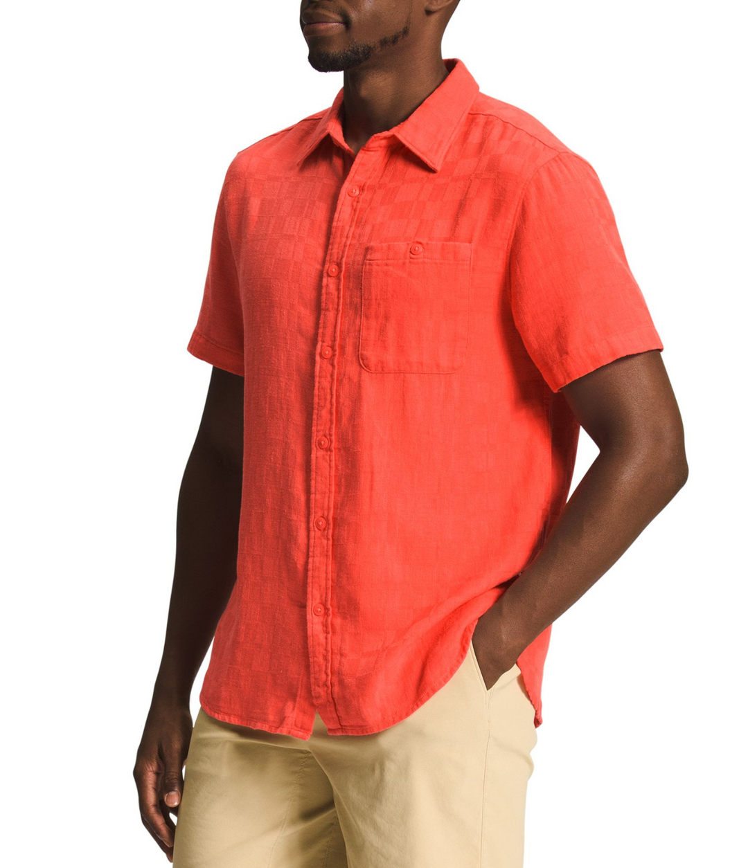 The North Face Men's Loghill Jacquard Short Sleeve Shirt