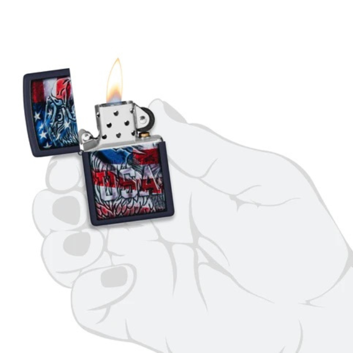 Zippo 48189 Americana Eagle Flag Lighter