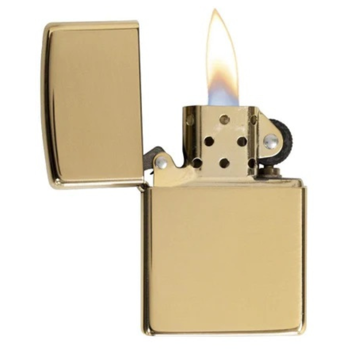 Zippo 169 High Polished Brass Armor Heavy Wall Lighter