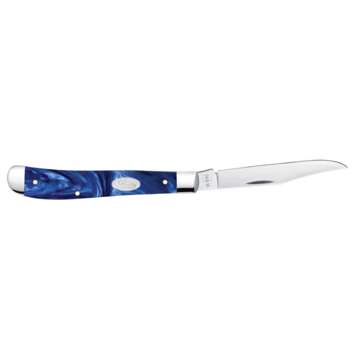 Case SparXX Blue Pearl Kirinite Smooth Slimline Trapper (101048 SS)