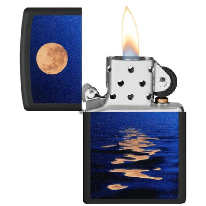 Zippo 49810 Full Moon Design Lighter