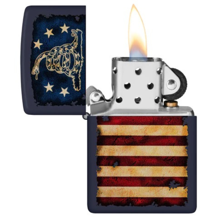 Zippo 48554 Don't Tread On Me US Flag Lighter