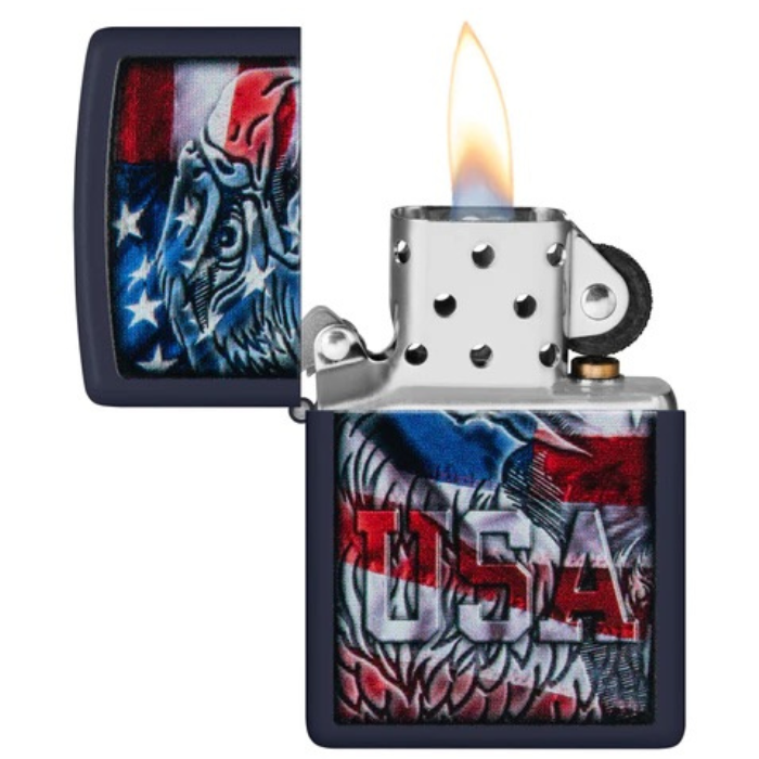 Zippo 48189 Americana Eagle Flag Lighter