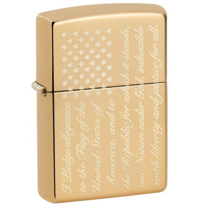 Zippo 49585 Pledge Of Allegiance Lighter