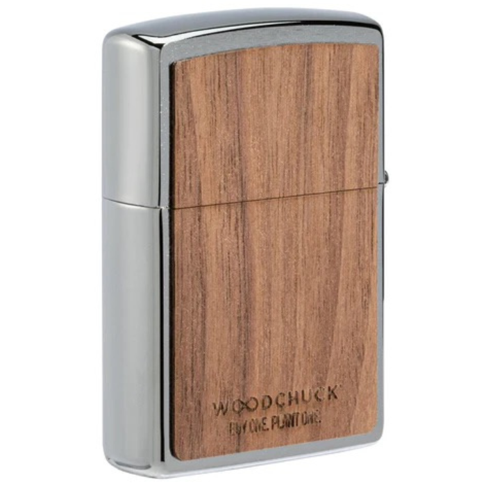 Zippo 49708 Woodchuck Walnut Leaves Lighter