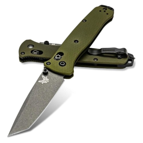 Benchmade Bailout Woodland Green Aluminum 537GY-1