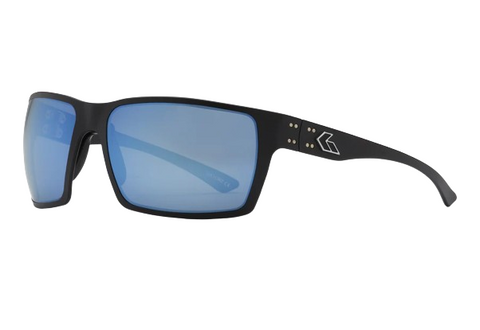 Gatorz Marauder Black Cerakote Frame l Smoke Blue Mirror Polarized Lens