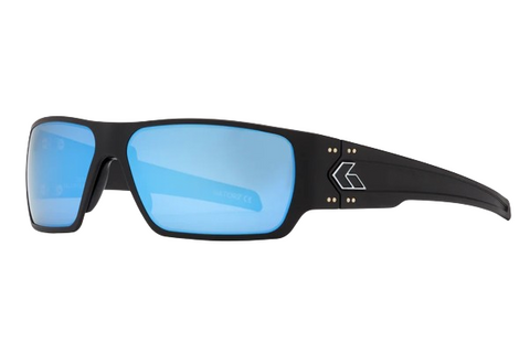 Gatorz Specter Black Frame l Blue Smoke Polarized Lens