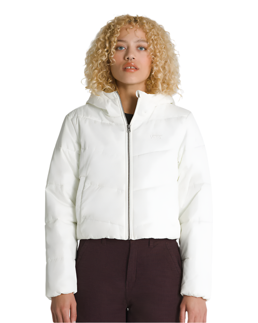 Vans Womens Foundry Crop Puff Hooded Jacket