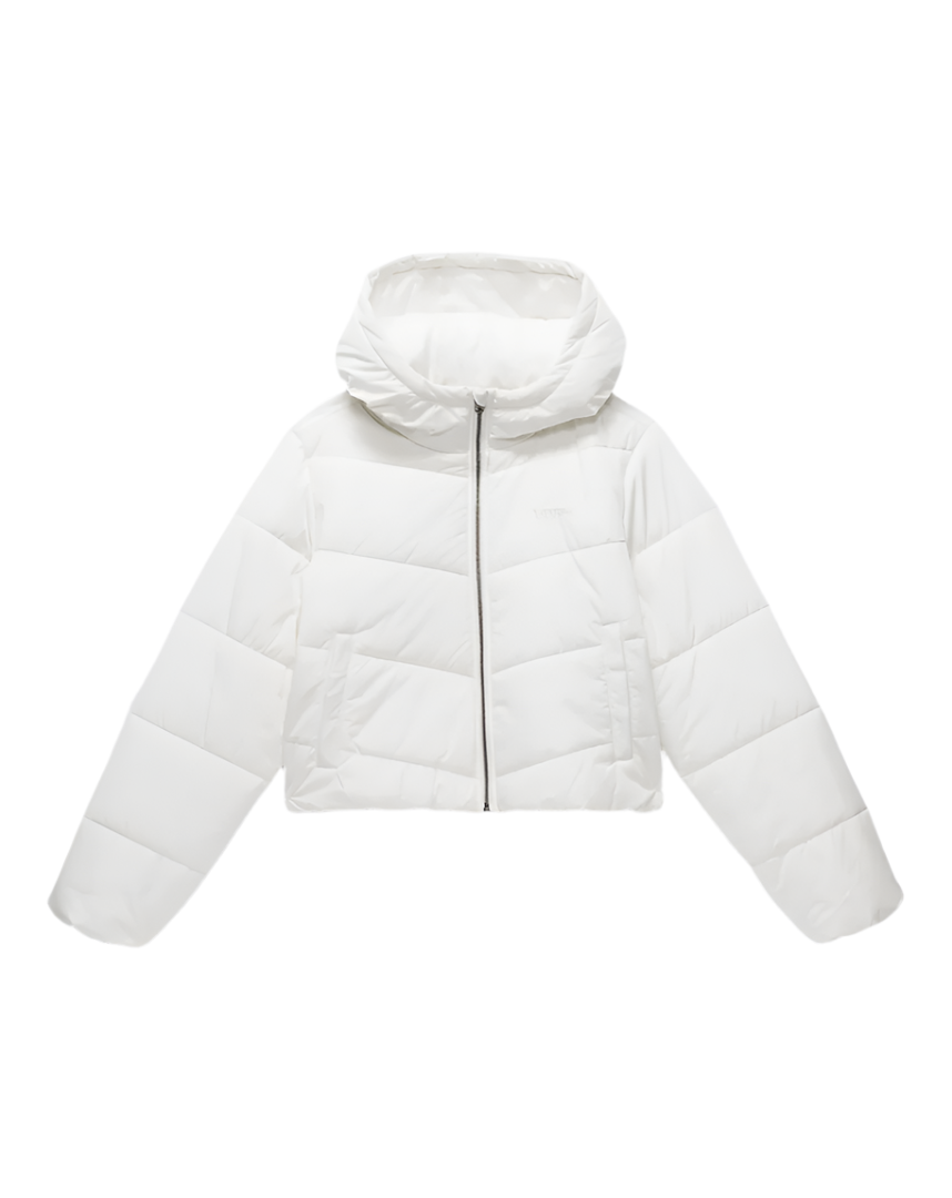 Vans Womens Foundry Crop Puff Hooded Jacket