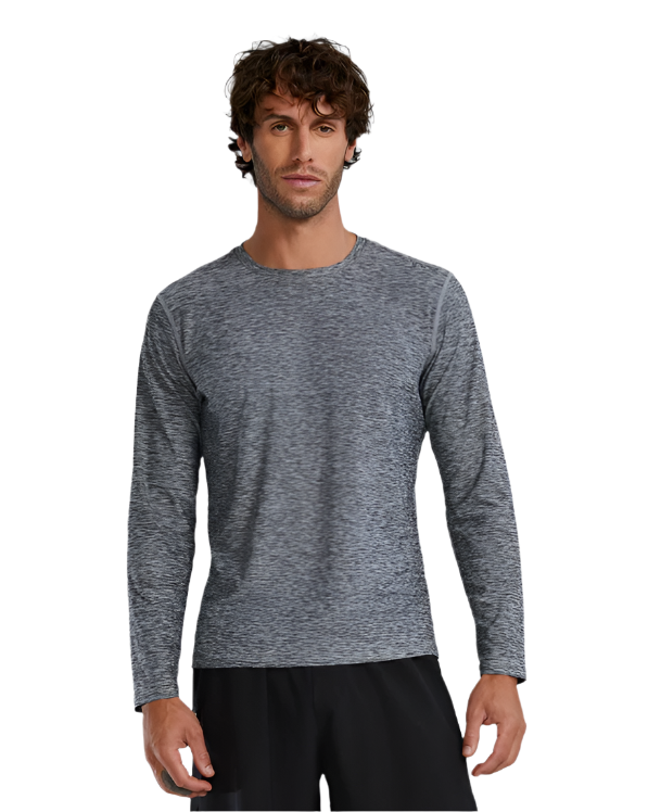 TYR Men's Airtec Long Sleeve Tee - Solid