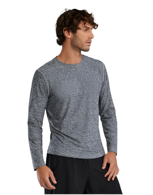 TYR Men's Airtec Long Sleeve Tee - Solid