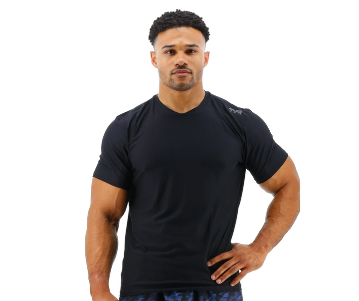 TYR Men's Short Sleeve Airtec Tee - Solid