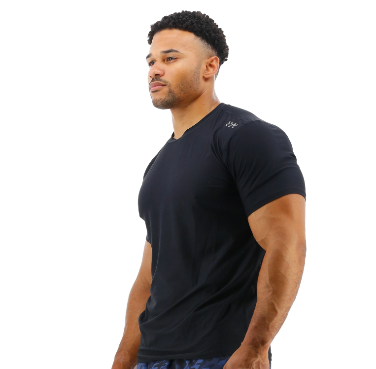 TYR Men's Short Sleeve Airtec Tee - Solid