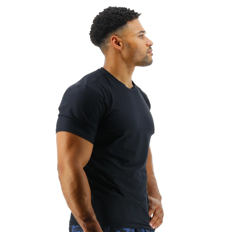 TYR Men's Short Sleeve Airtec Tee - Solid