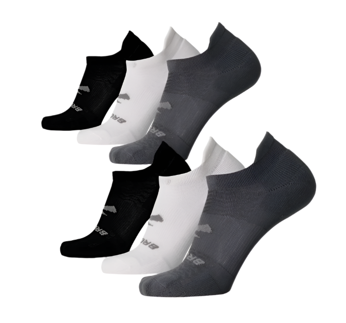 Brooks Run-In No Show Socks 6-Pack