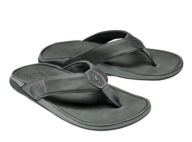 OluKai Men's Tuahine Waterproof Leather Sandals