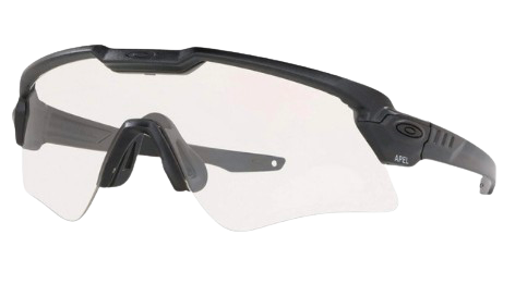 Oakley SI Ballastic M-Frame Alpha OO9296-10 Black Frame Clear Grey Lens