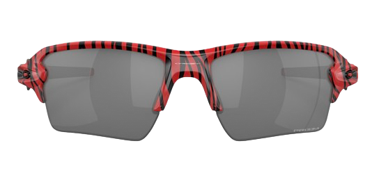 Oakley Flak 2.0 XL OO9188-H2 Red Tiger Frame l Prizm Black Lens