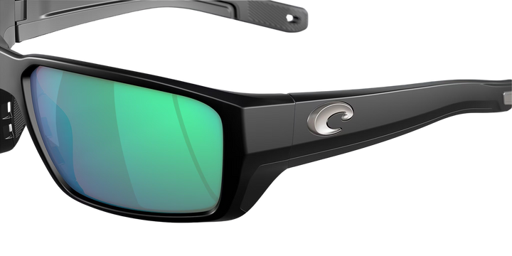 Costa Del Mar Fantail PRO 06S9079 907902 Matte Black Frame | Green Mirror 580G Lens