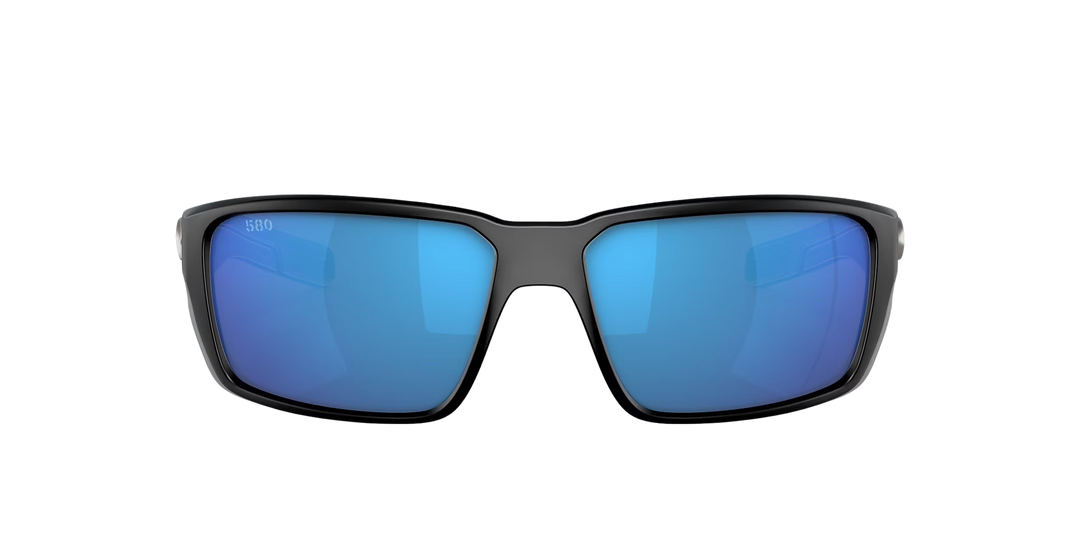 Costa Del Mar Fantail Pro 06S9079 907901 Matte Black Frame l Blue Mirror 580G Lens