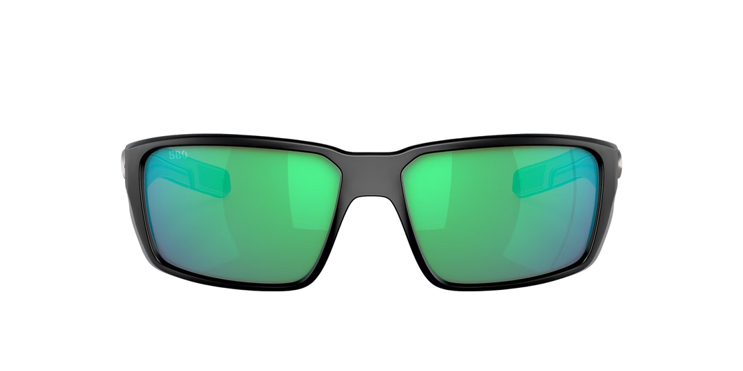 Costa Del Mar Fantail PRO 06S9079 907902 Matte Black Frame | Green Mirror 580G Lens