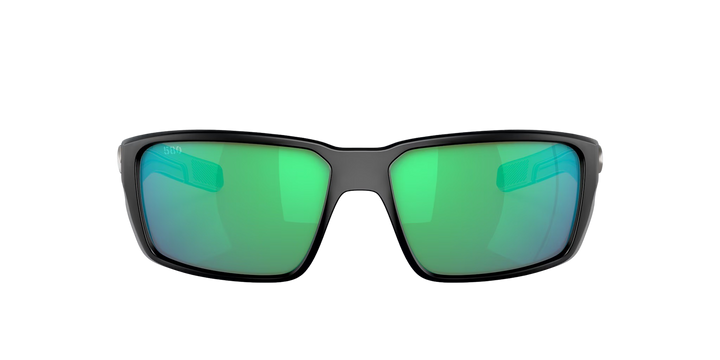 Costa Del Mar Fantail PRO 06S9079 907902 Matte Black Frame | Green Mirror 580G Lens