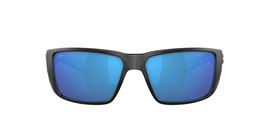 Costa Del Mar Blackfin Pro 06S9078 11 Matte Black Frame l Blue Mirror 580G Lens