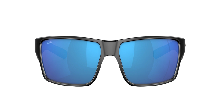 Costa Del Mar Reefton Pro 6S9080 908001 63-15 Matte Black Frame | Blue Mirror 580G Lens