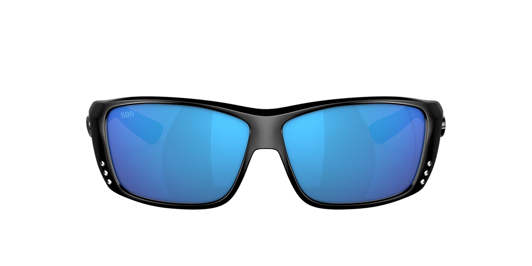 Costa Del Mar Cat Cay AT 01 OBMGLP Blackout Frame | Blue Mirror 580G Lens