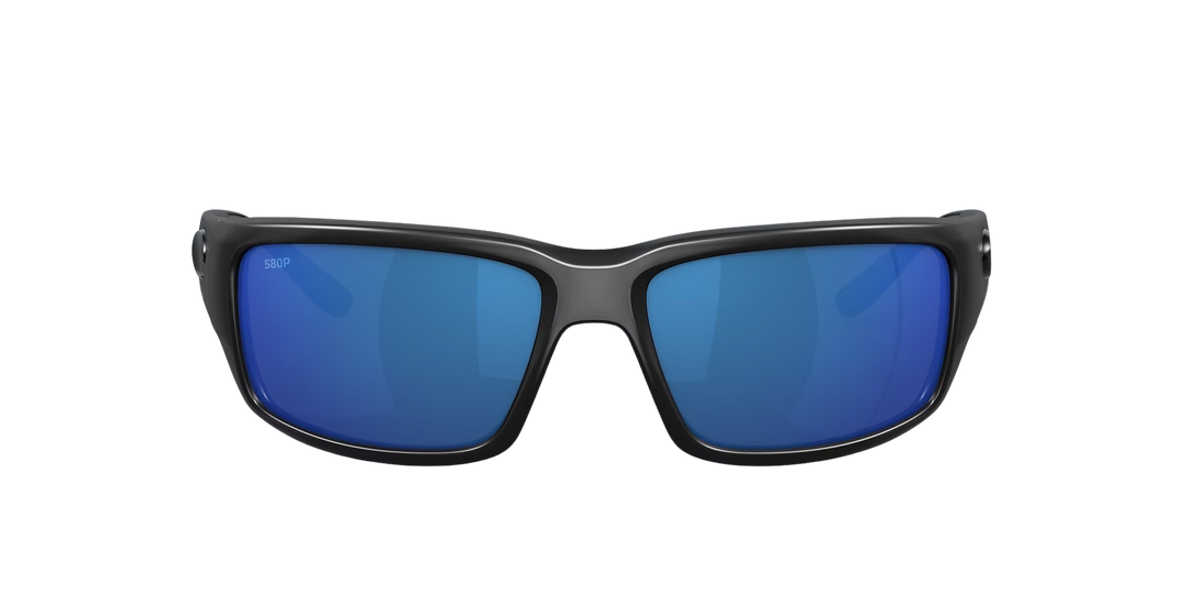 Costa Del Mar Fantail TF 01 OBMP Blackout Frame | Blue Mirror 580P Lens