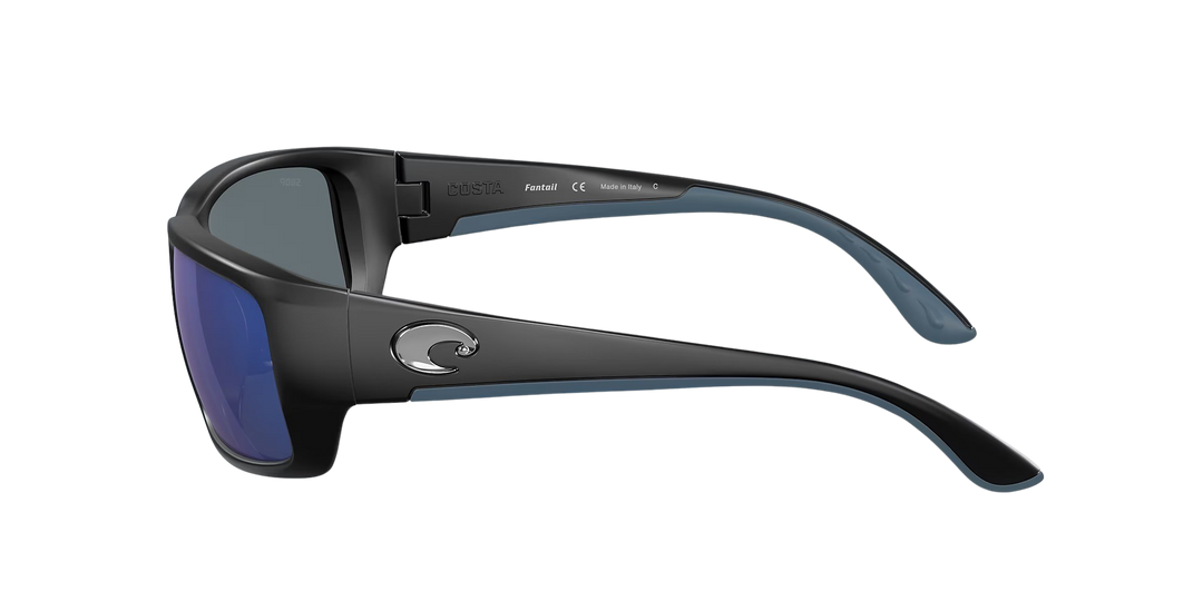 Costa Del Mar Fantail TF 11 OBMP Matte Black Frame | Blue Mirror 580P Lens