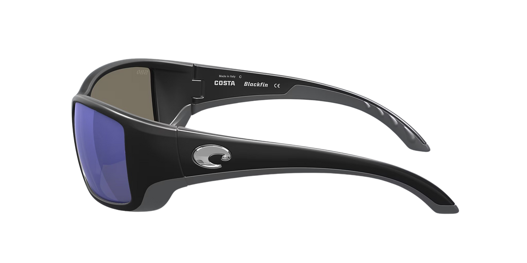 Costa Del Mar Blackfin Matte Black Frame | Blue Mirror 580G Lens