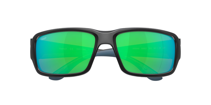 Costa Del Mar Fantail TF 11 OGMP Matte Black Frame | Green Mirror 580P Lens