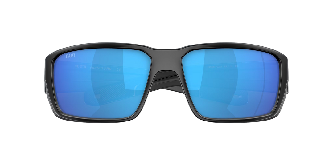 Costa Del Mar Fantail Pro 06S9079 907901 Matte Black Frame l Blue Mirror 580G Lens