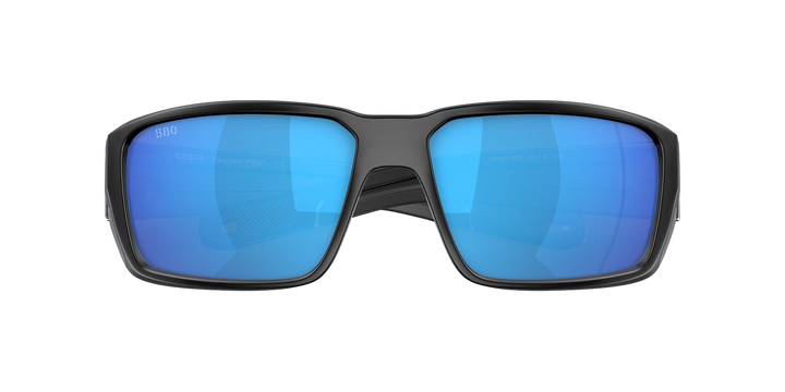 Costa Del Mar Fantail Pro 06S9079 907901 Matte Black Frame l Blue Mirror 580G Lens