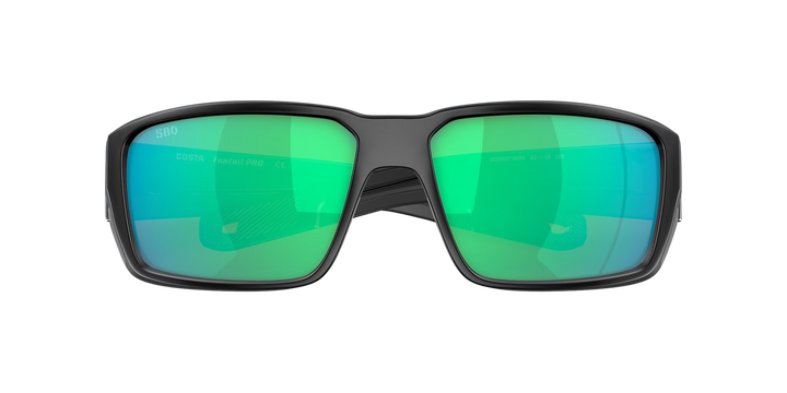 Costa Del Mar Fantail PRO 06S9079 907902 Matte Black Frame | Green Mirror 580G Lens