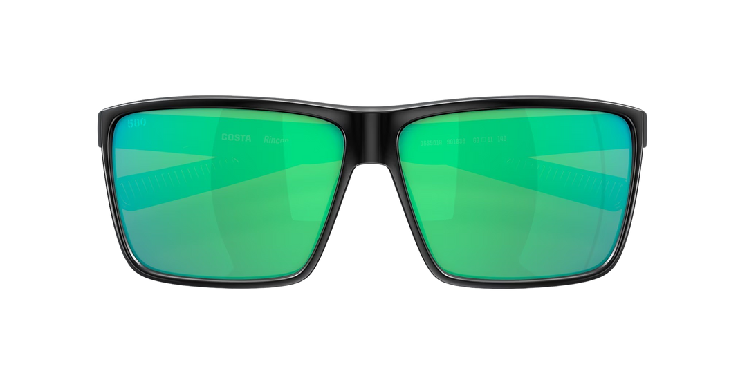 Costa Del Mar Rincon 6S9018 901836 Black Frame | Green Mirror 580G Lens